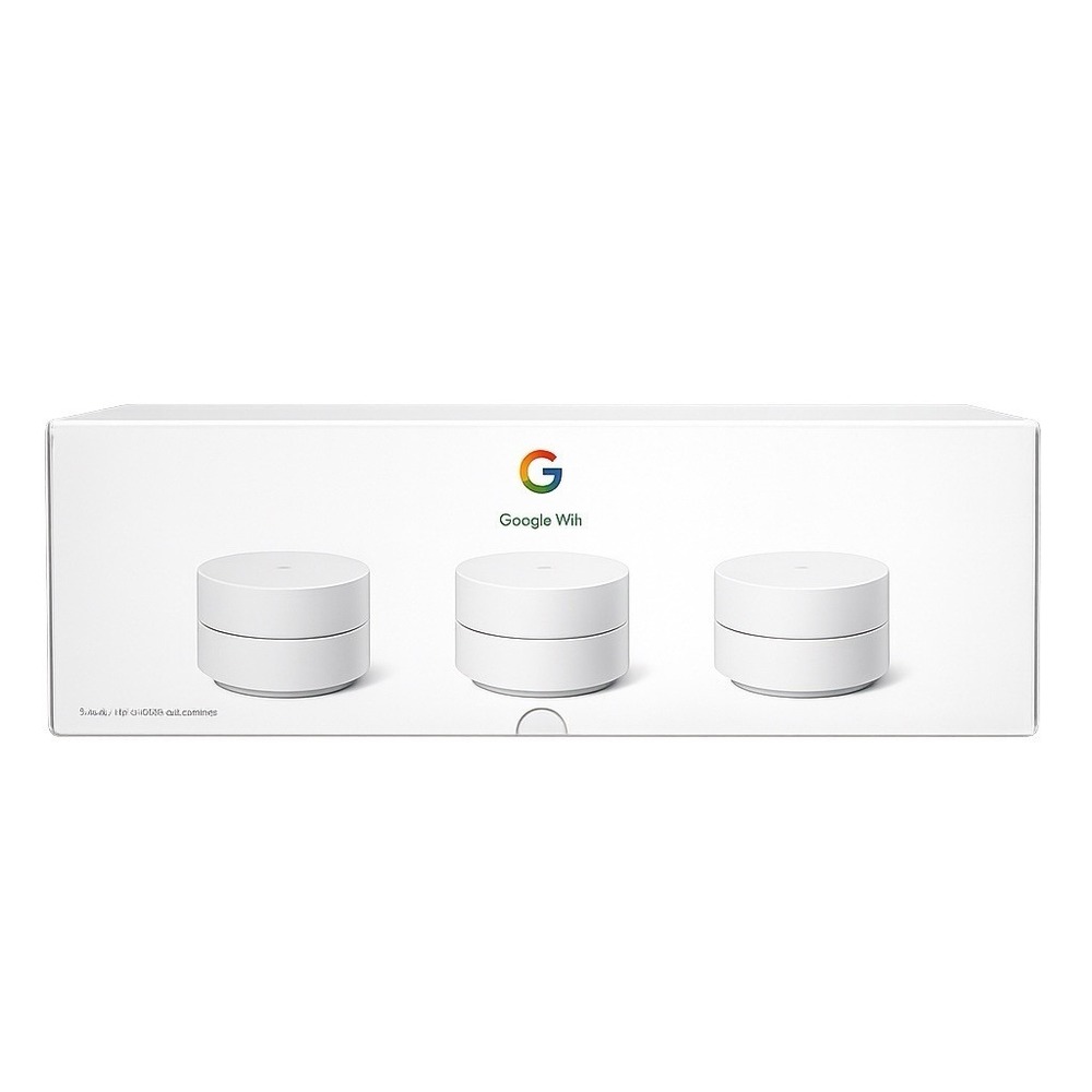 Google Wifi AC1200 Mesh WiFi Router System 4500 Sq Ft Coverage - 3 Pack